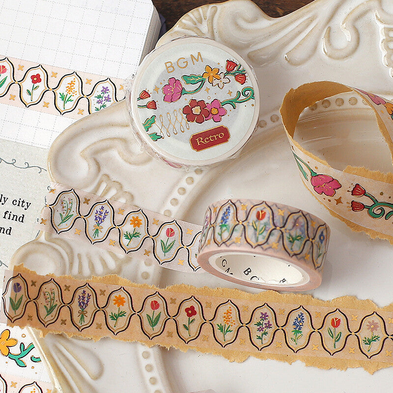 BGM Washi Tape - Retro Series - Ribbon