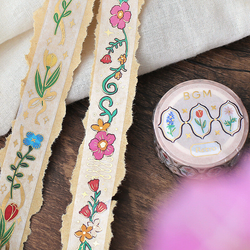BGM Washi Tape - Retro Series - Ribbon