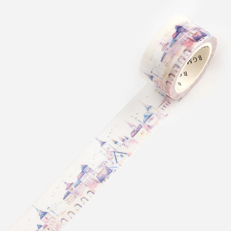 BGM Washi Tape - Watercolor Town - European City