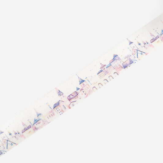 BGM Washi Tape - Watercolor Town - European City