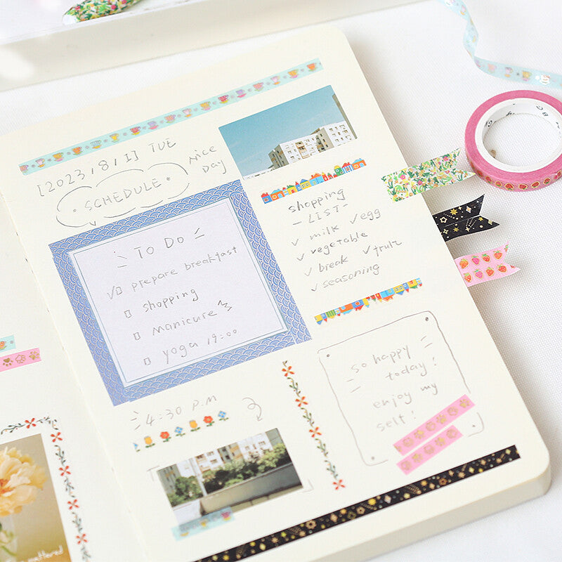 BGM Slim Washi Tape - Adorable House