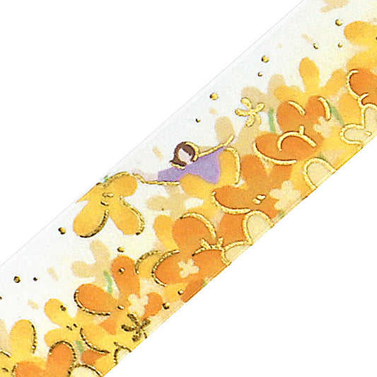 BGM Washi Tape - Flower Story - Flower Snowstorm
