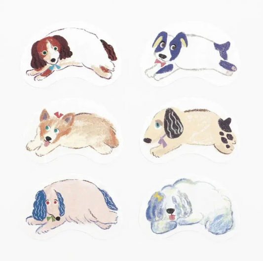 Bande - Writable Sticker Roll - Running Dog