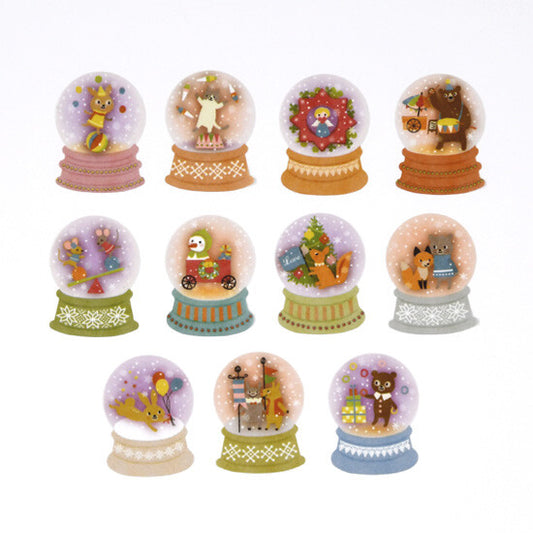 Bande Washi Tape Sticker Roll - Fairy Tale Snow Globes