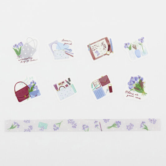 Bande Washi Tape Sticker Roll - Iris and Love Letters