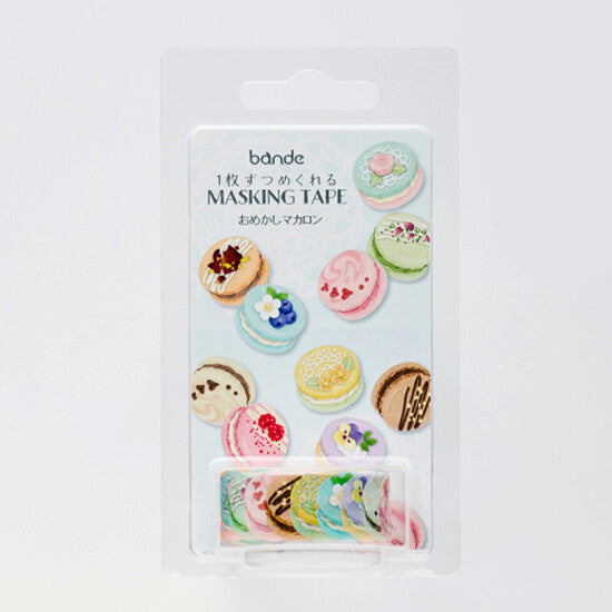 Bande Washi Tape Sticker Roll - Fancy Macarons