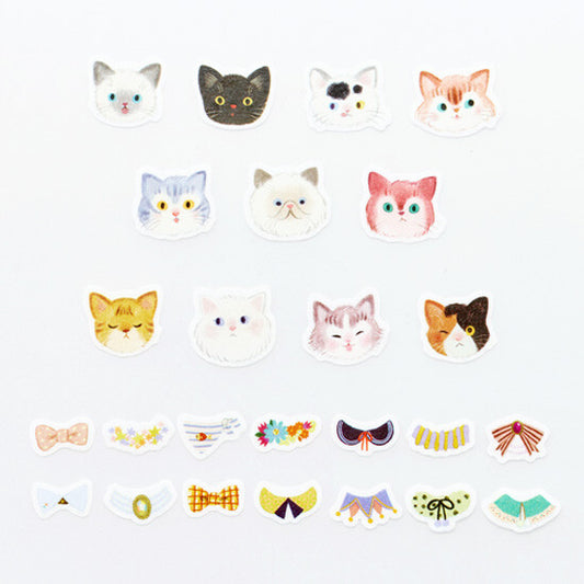 Bande Washi Tape Sticker Roll - Stylish Cats