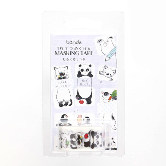 Bande Washi Sticker Roll - Shirokuro Sando