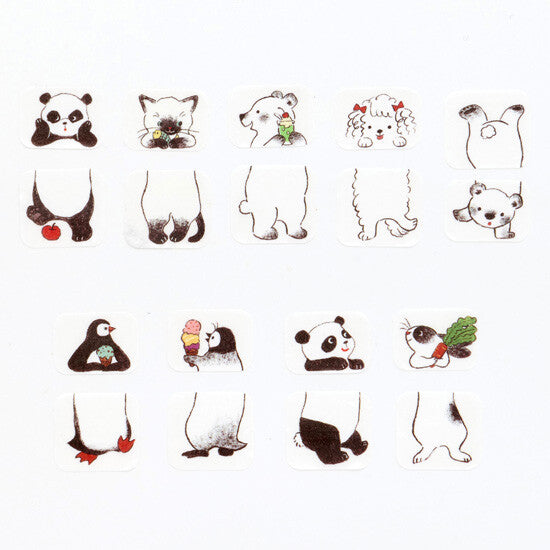 Bande Washi Sticker Roll - Shirokuro Sando