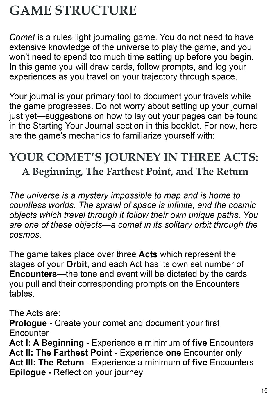 Comet: Journey Through the Cosmos - RPG Game - Digital Version