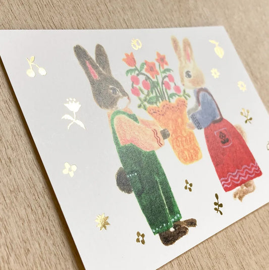 Cozyca - Aiko Fukawa - Festival Foil-Stamped Postcard