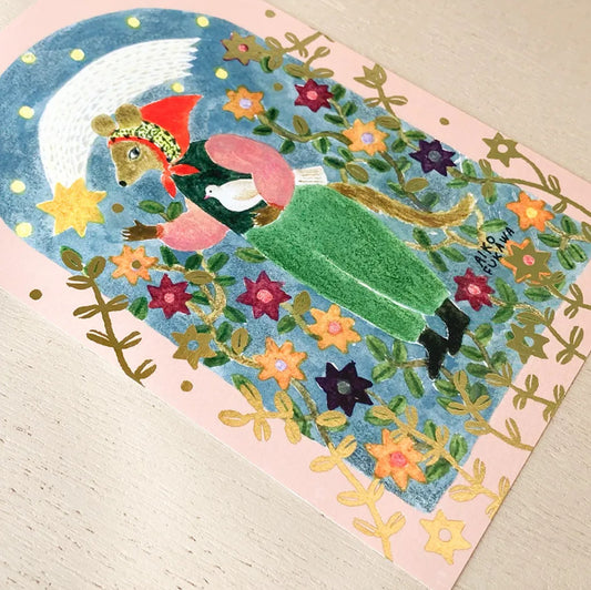 Cozyca - Aiko Fukawa - Amulet Foil-Stamped Postcard