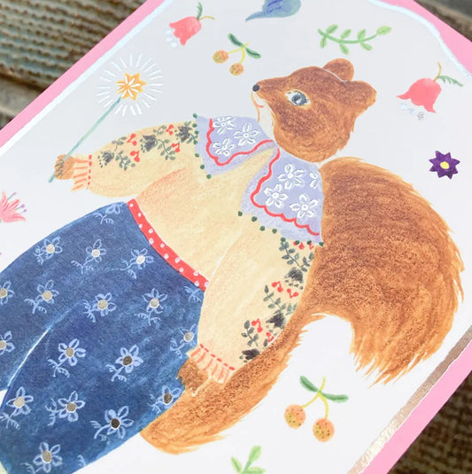 Cozyca - Aiko Fukawa - Charm Foil-Stamped Postcard