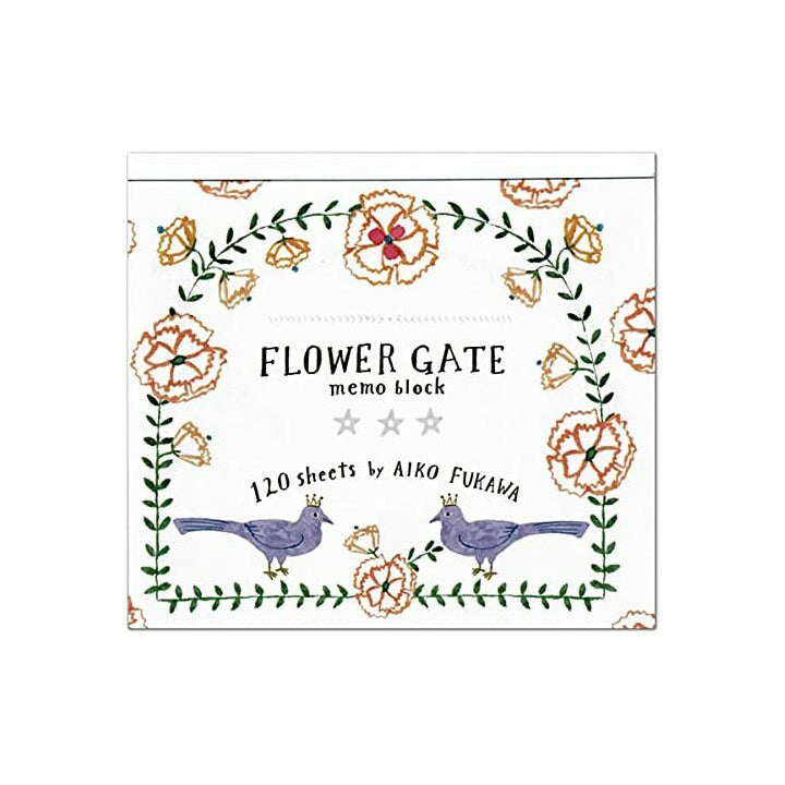 Cozyca - Block Memo Pad - Aiko Fukawa - Flower Gate