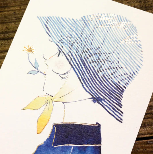 Cozyca - Sayuri Fujimaki - Susuki - Foil-Stamped Postcard