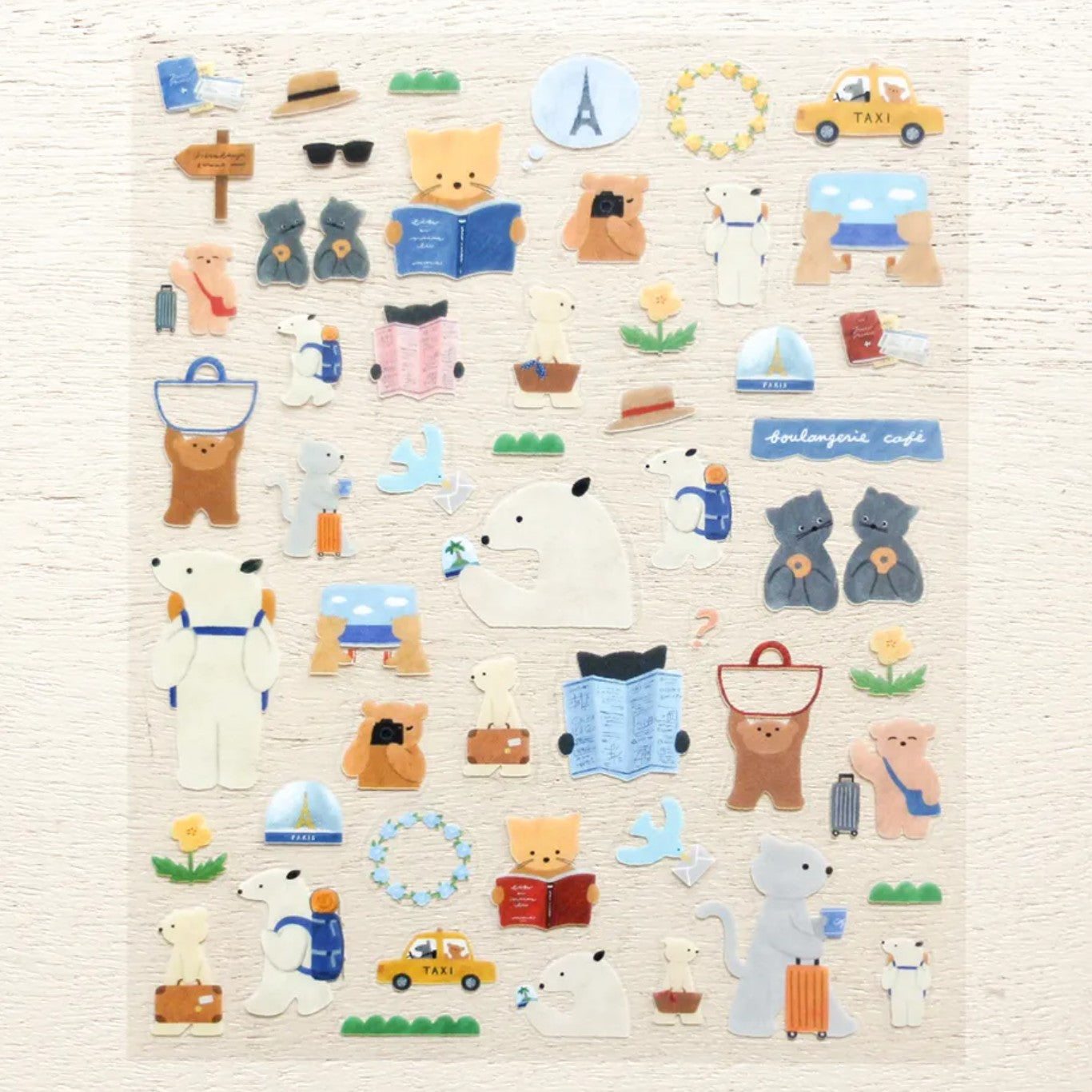 Cozyca - Mariko Fukuoka - Let's go on a Trip Stickers