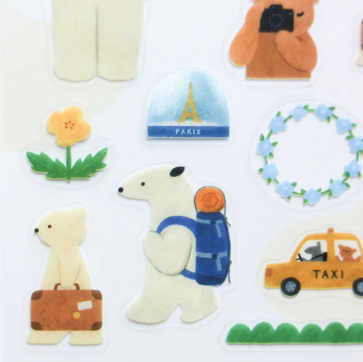 Cozyca - Mariko Fukuoka - Let's go on a Trip Stickers