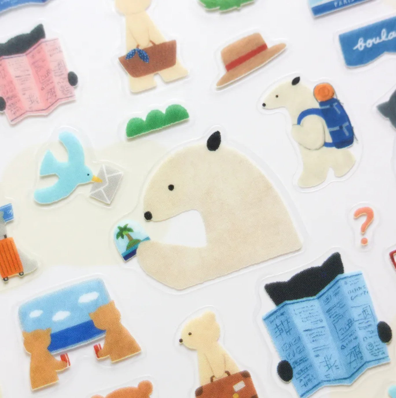Cozyca - Mariko Fukuoka - Let's go on a Trip Stickers