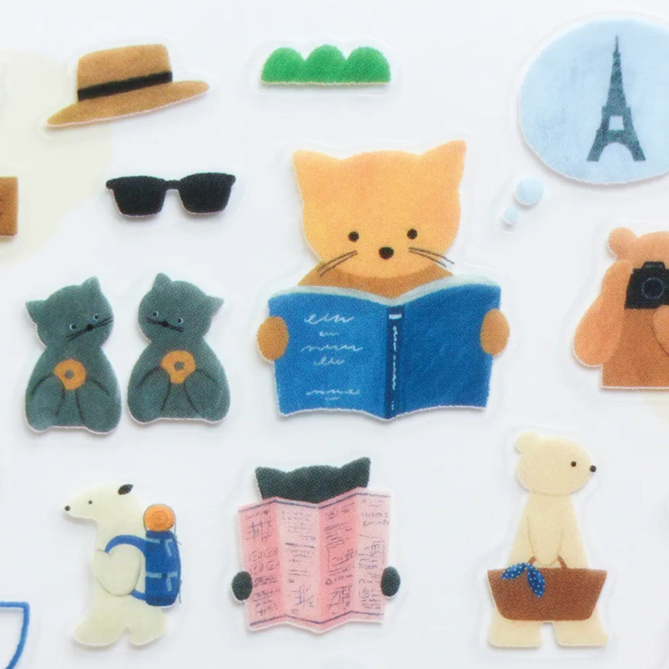 Cozyca - Mariko Fukuoka - Let's go on a Trip Stickers