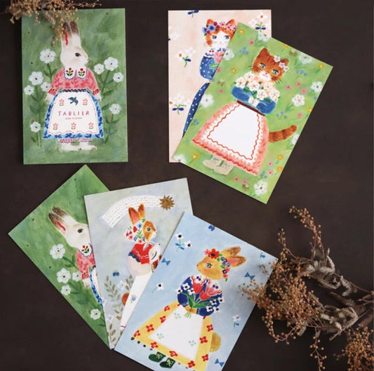 Cozyca - Aiko Fukawa - Tablier Postcard Book