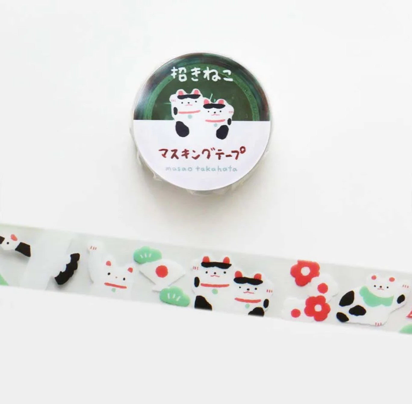 Cozyca Clear Tape - Takahata Masao - Beckoning Cat