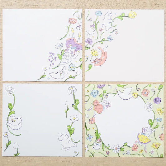 Cozyca - Heisuke Kitazawa - Everyone Riding on the Spring Breeze Memo Pad