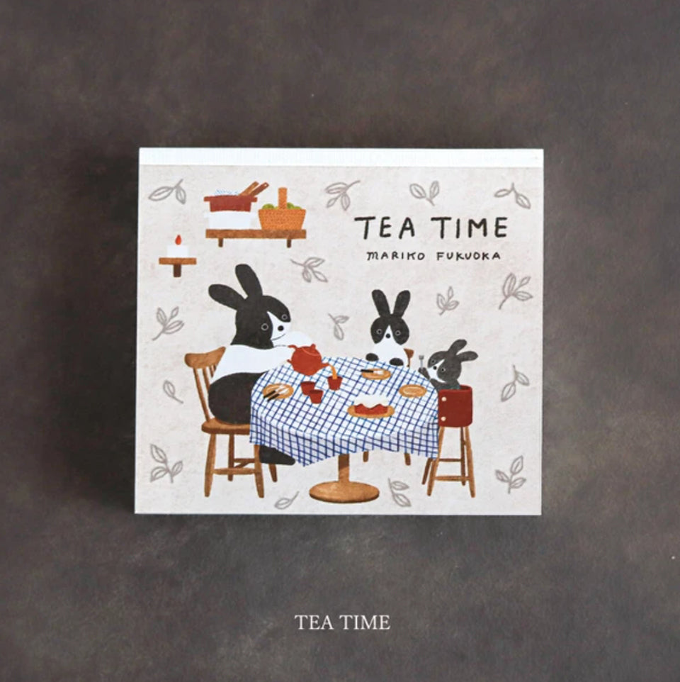 Cozyca - Note Pad - Mariko Fukuoka - Tea Time