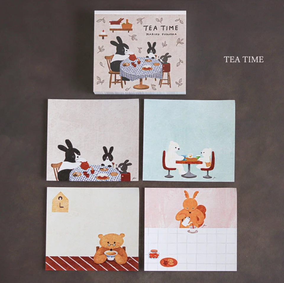Cozyca - Note Pad - Mariko Fukuoka - Tea Time