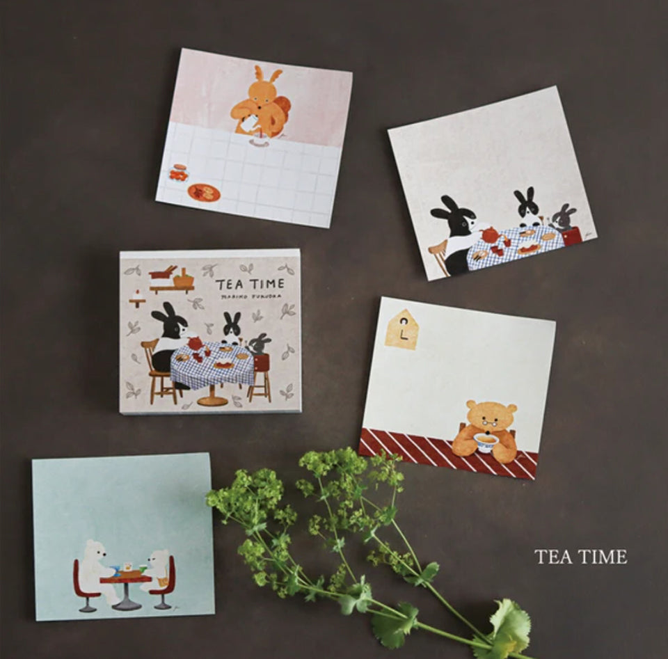 Cozyca - Note Pad - Mariko Fukuoka - Tea Time