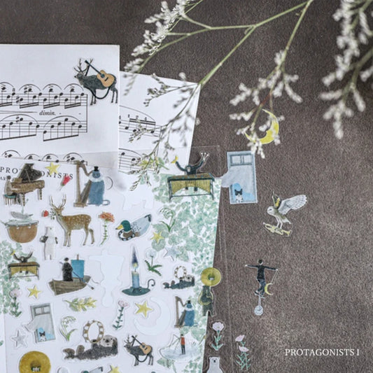 Cozyca - Akira Kusaka - Protagonists I Stickers