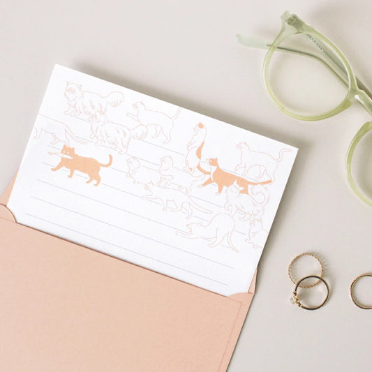 El Commun - Ah La La Letterpress Letter Set - Cats