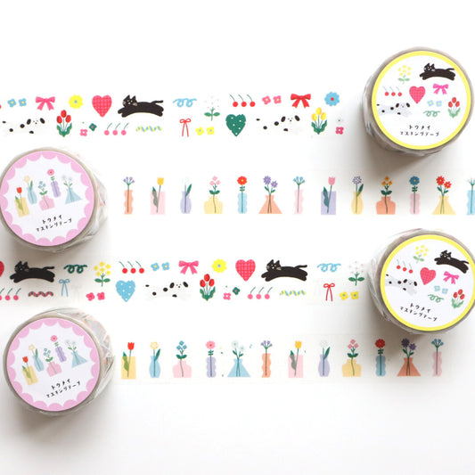 Forme - Clear Tape - Kimalle - Cats and Hearts