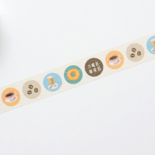 Forme - Washi Tape - Rokuyosha Coffee Shop - Coffee and Donuts