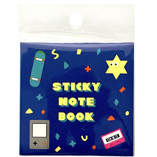 Greeting Life - Sticky Note Folio - Retro Games