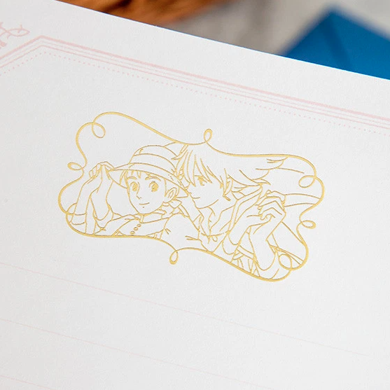 Studio Ghibli - LIFE Noble Foil-Stamped Letter Set - Howl's Moving Castle