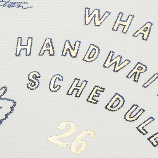 Greeting Life - CHALKBOY 2026 Hardcover Daily Planner - White