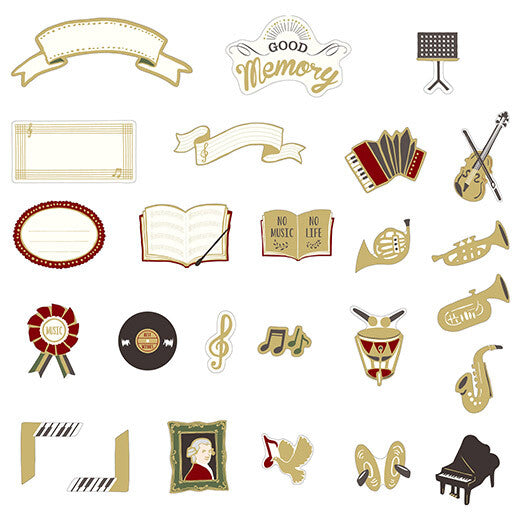 Greeting Life - Flake Stickers - Music