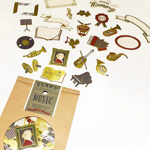 Greeting Life - Flake Stickers - Music