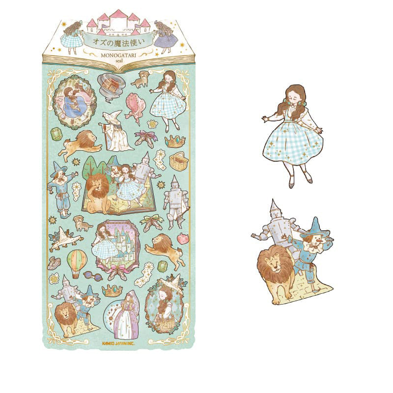 Kamio Japan - Monogatari Fairy Tale Stickers - The Wizard of Oz