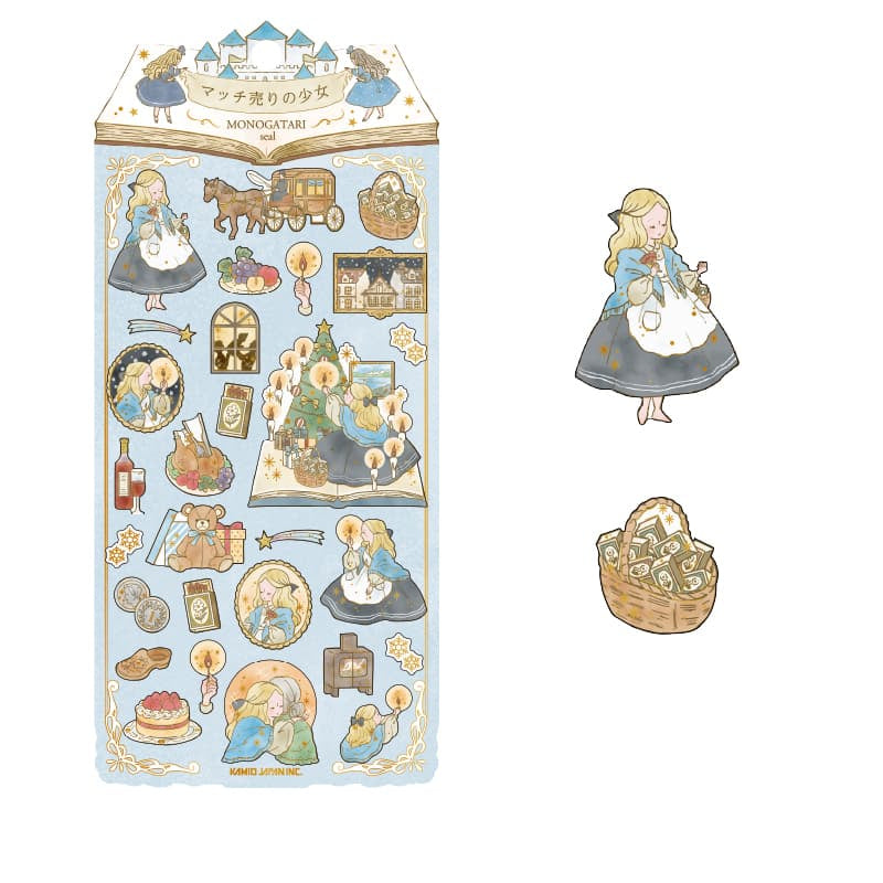 Kamio Japan - Monogatari Fairy Tale Stickers - The Little Match Girl
