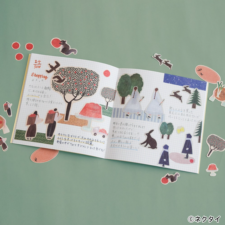 Necktie x Komamono Lab - Notebook Deco Kit