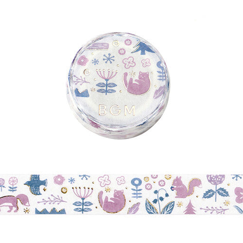 BGM Washi Tape - Flowering Plants Handbook Series - Song of the Forest