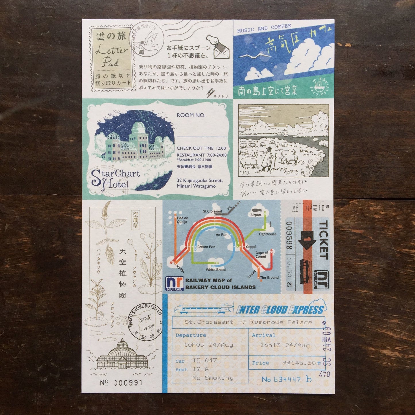 LIFE - Kyupodo - Cloud Journey Letter Pad