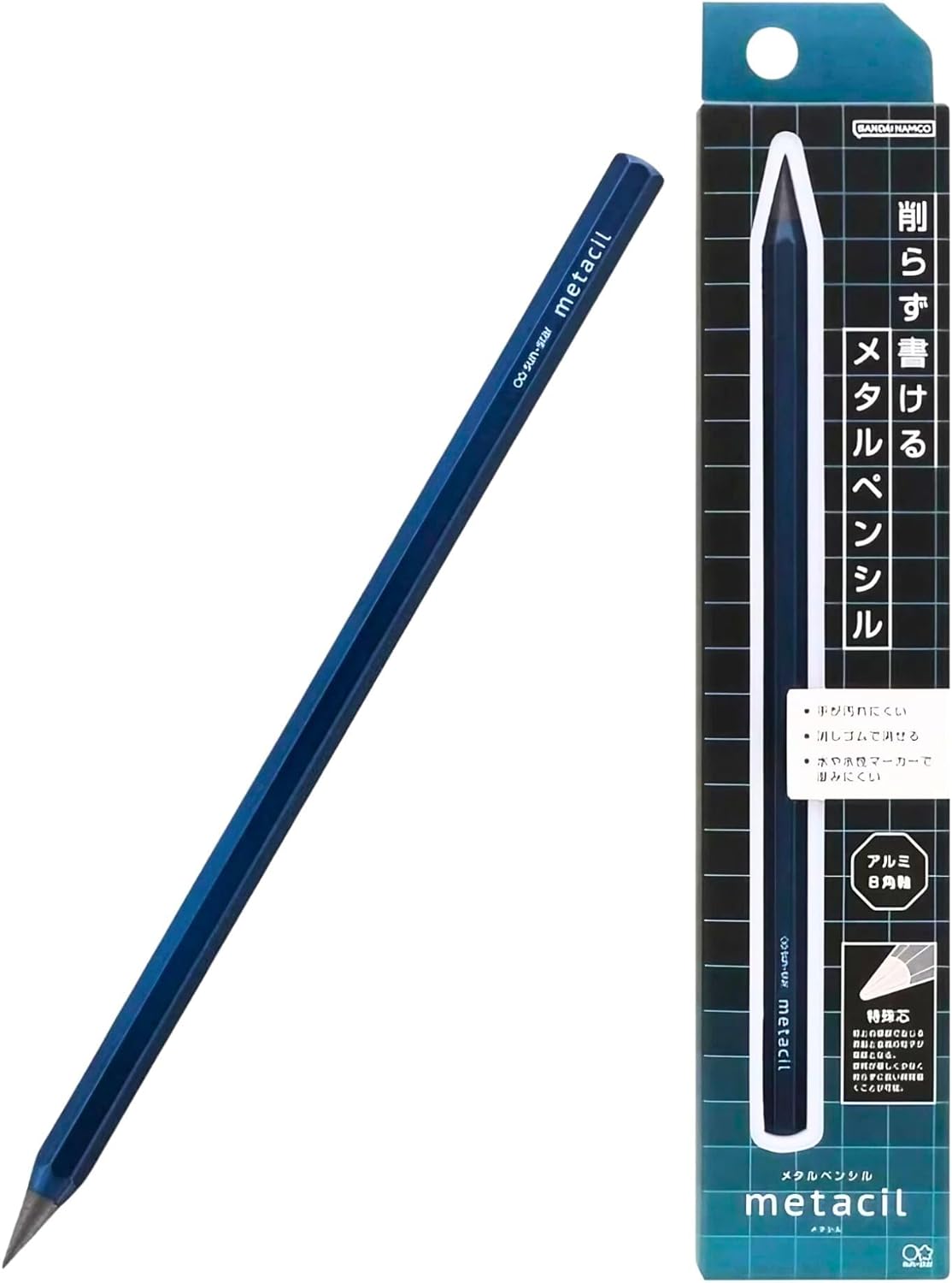 Sun-Star Metacil Metal Pencil - Metallic Blue