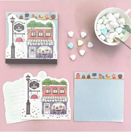 Kotorimachi Shogenai Die-cut Notepad - Patisserie