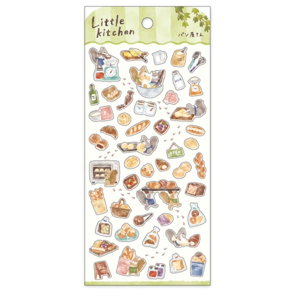 Mind Wave Little Kitchen Stickers - Bakery (Squirrels)