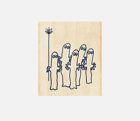 Beverly - Rubber Stamp - Moomin - Hattifatteners