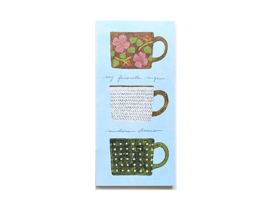 Cozyca - Notepad - Midori Asano - My Favorite Mugs