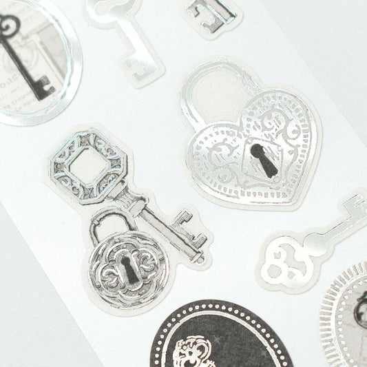 NB Co. Ltd. - Foil Monomee Stickers - Antique Key