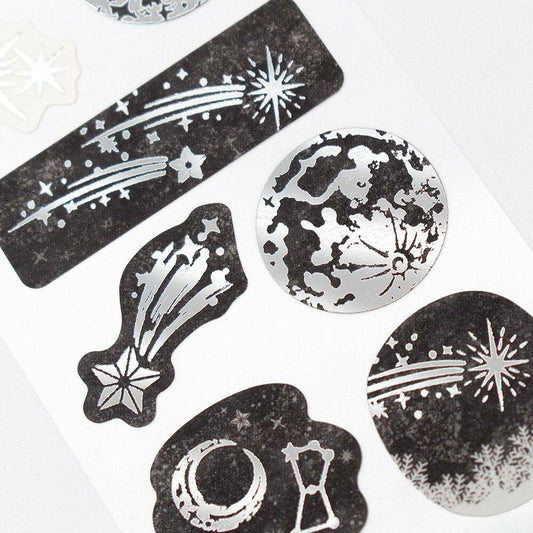 NB Co. Ltd. - Foil Monomee Stickers - Moon and Star